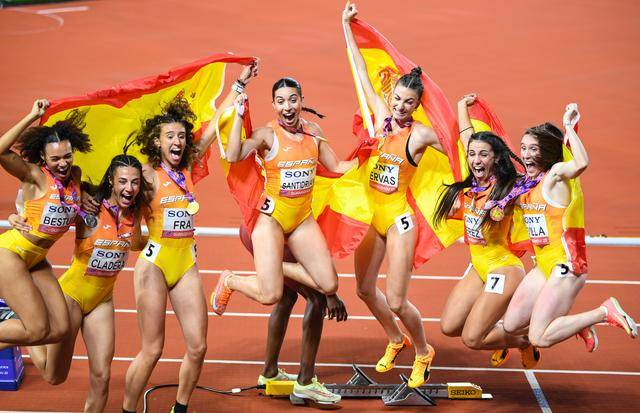 开云体育app-世界接力赛：西班牙队获女子4x400米接力冠军