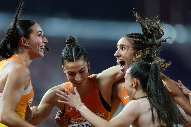 开云体育app-世界接力赛：西班牙队获女子4x400米接力冠军