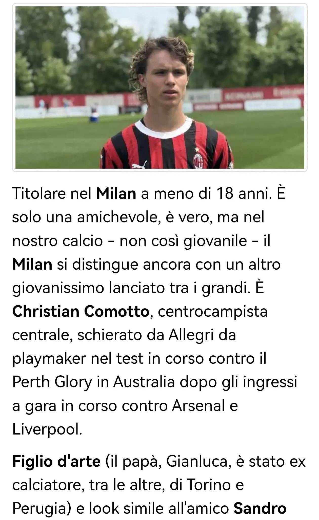 开云体育下载-意甲媒体热议：科莫托在对阵珀斯光荣的热身赛中表现出色，他和托纳利是好友，经常交流成长心得