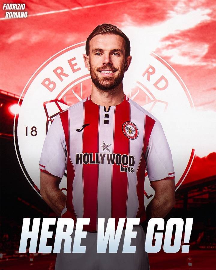 开云体育平台-重返英超！官方：前利物浦队长亨德森加盟布伦特福德