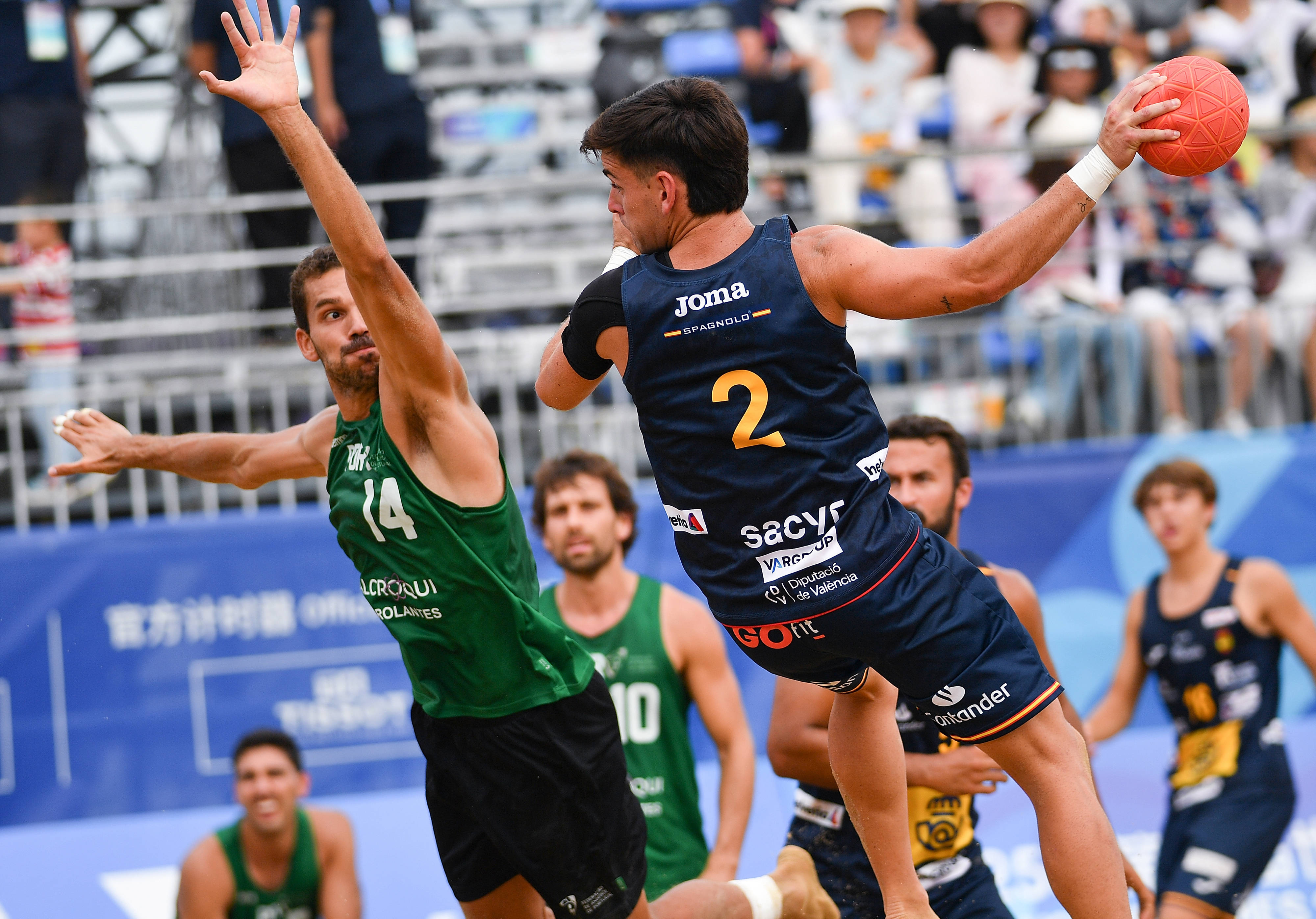 开云体育-（成都世运会）沙滩手球——男子半决赛：葡萄牙队胜西班牙队